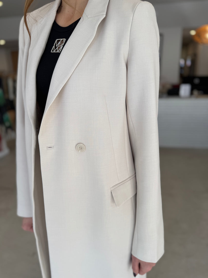 JULES LONGLINE BLAZER - OFF WHITE