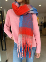 Load image into Gallery viewer, JAX SCARF BLUE RED

