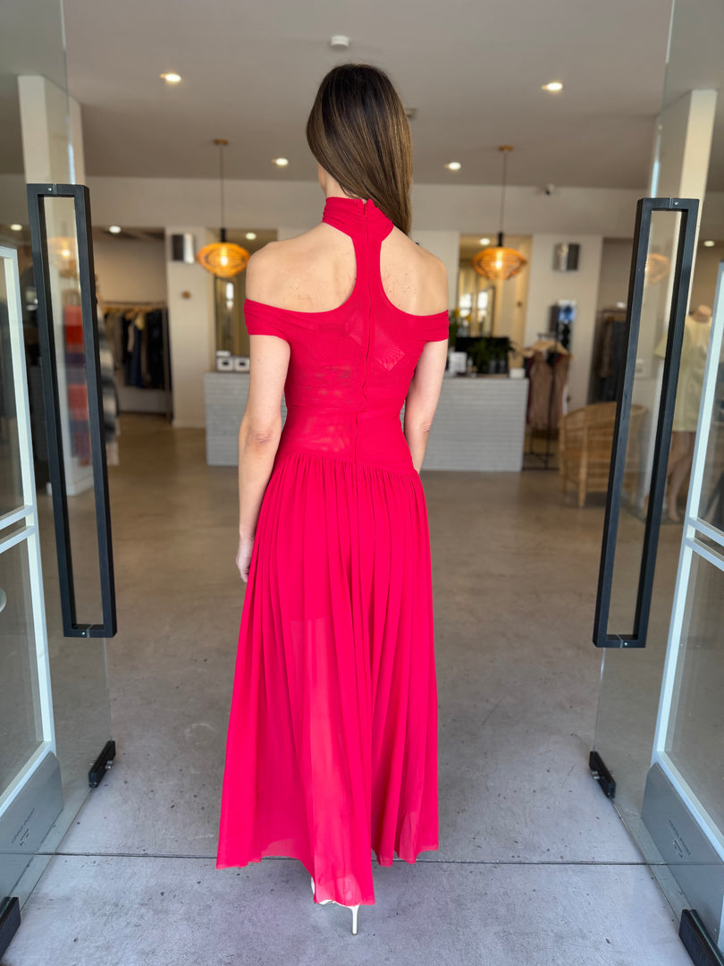 DEIJA OS MAXI DRESS - STRAWBERRY