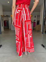 Load image into Gallery viewer, SUNSHINE WIDE PANT - FIRE &amp; BLUSH
