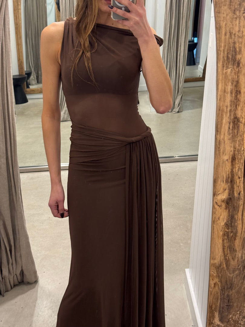 SISAL DRESS ESPRESSO