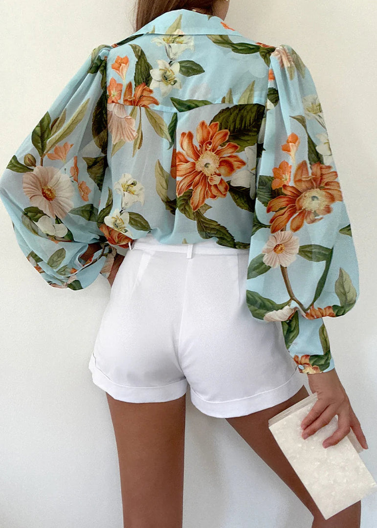 FLEETWOOD BLOUSE - MAIORI BLUE