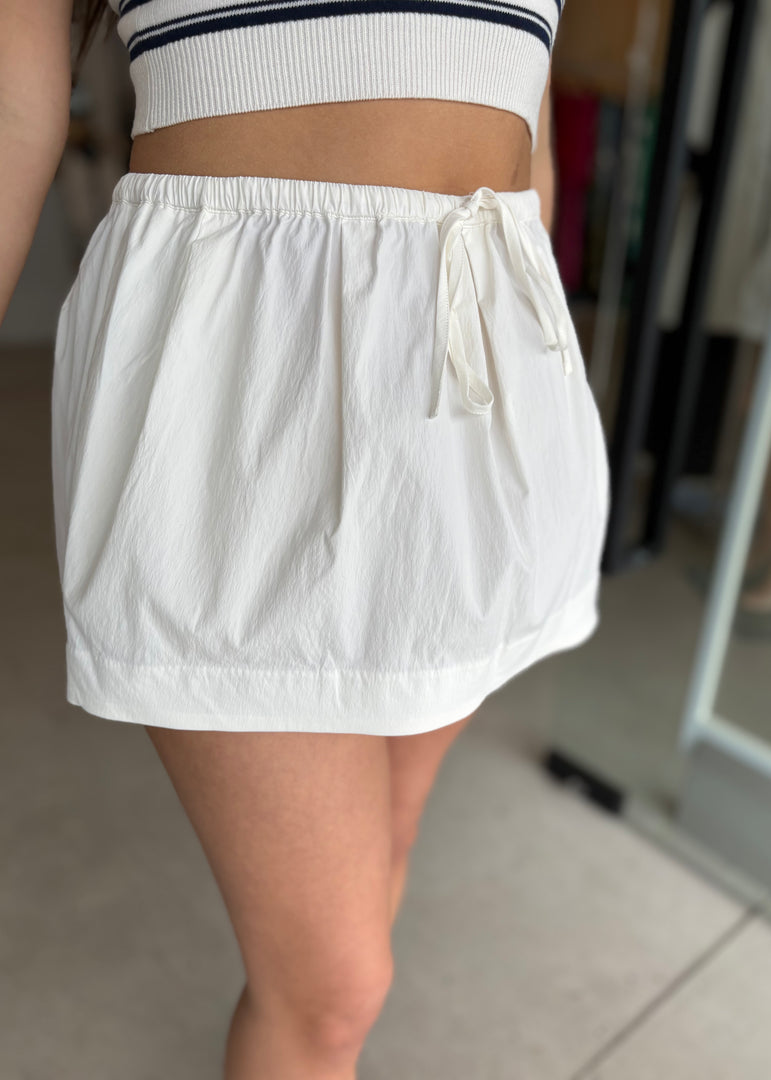 DANTE MINI SKIRT - IVORY