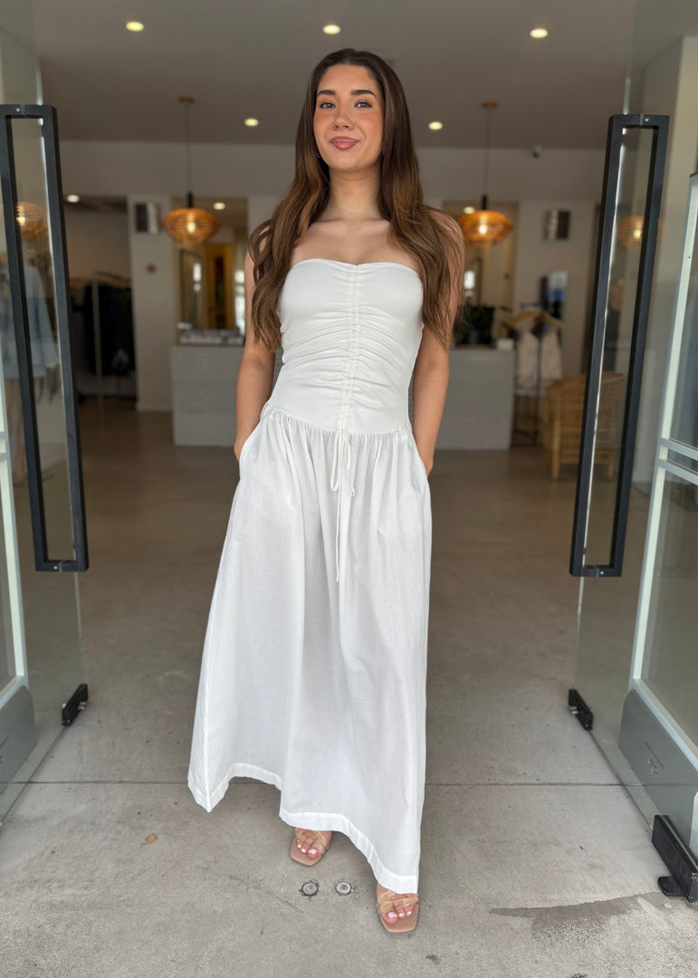 IONE MAXI DRESS - IVORY