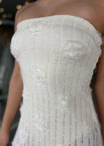 Load image into Gallery viewer, AMELIE STRAPLESS DRESS - IVORY
