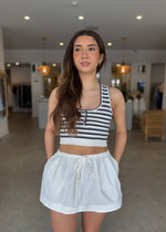 Load image into Gallery viewer, DANTE MINI SKIRT - IVORY
