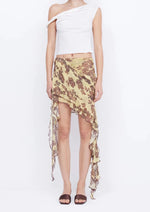 Load image into Gallery viewer, MALIBU BAY FRILL SKIRT MULTI
