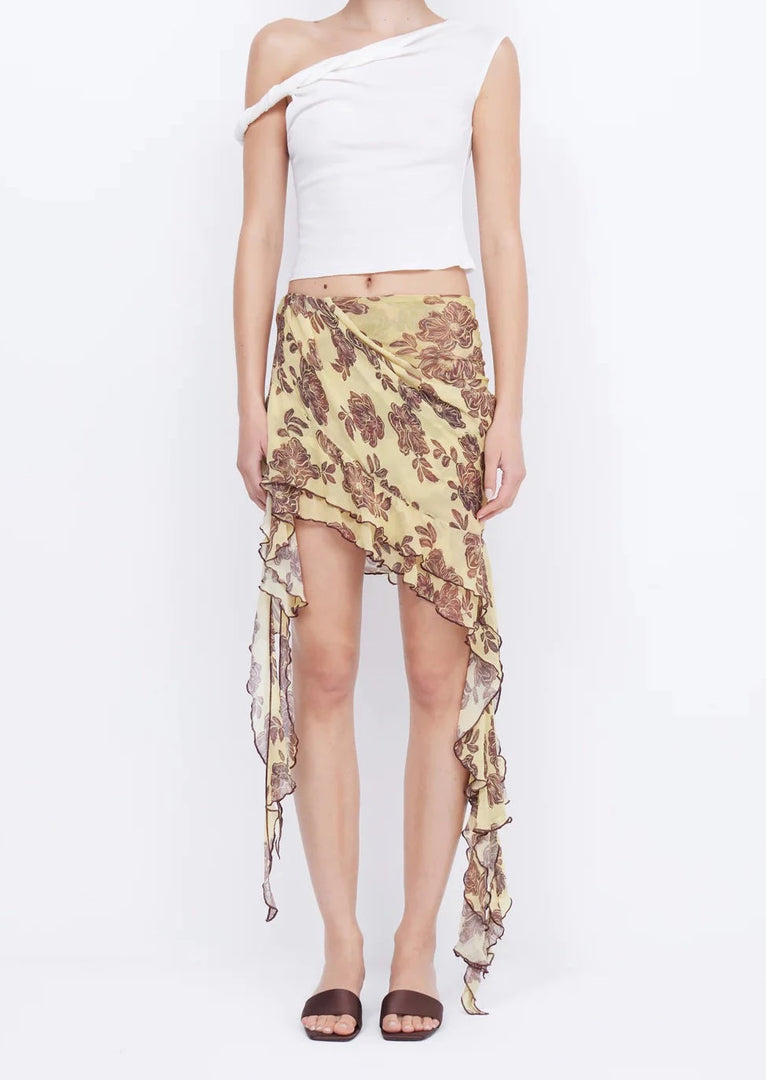 MALIBU BAY FRILL SKIRT MULTI