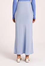 Load image into Gallery viewer, HAYZ CUPRO MAXI SKIRT SKY