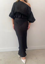 Load image into Gallery viewer, CLASSIC BIAS SKIRT - BLACK
