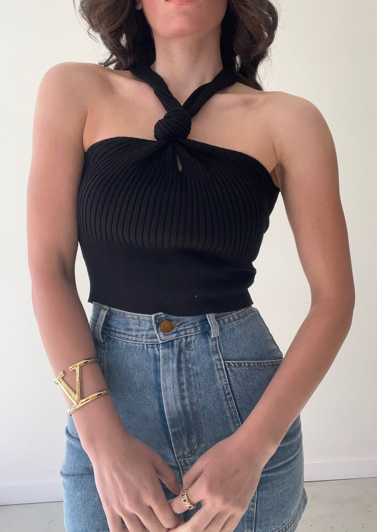 LISBON TANK BLACK