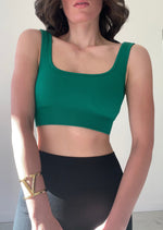 Load image into Gallery viewer, PALERMO CROP TOP GREEN

