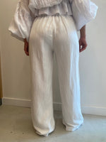 Load image into Gallery viewer, CANCUN LINEN PANT - WHITE