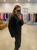 Load image into Gallery viewer, SIDEOUT LS TOP BLACK
