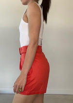 Load image into Gallery viewer, BRYDIE LINEN SHORT POPPY
