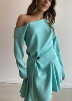 Load image into Gallery viewer, LUCIA MINI DRESS SEAFOAM
