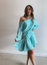 Load image into Gallery viewer, LUCIA MINI DRESS SEAFOAM
