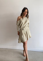 Load image into Gallery viewer, LUCIA MINI DRESS OATMEAL
