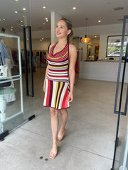 PANDORA KNIT DRESS STRIPE XS