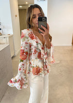 Load image into Gallery viewer, SIENNA RUFFLE BLOUSE
