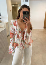 Load image into Gallery viewer, SIENNA RUFFLE BLOUSE
