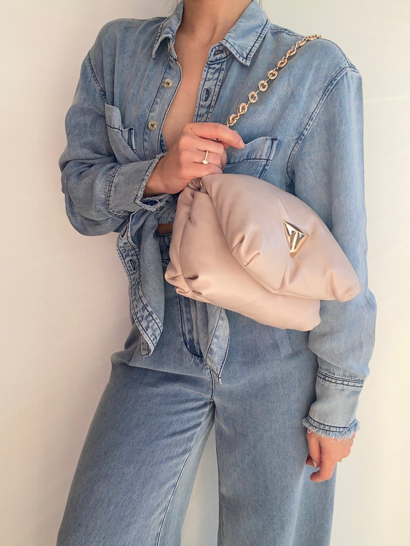 MONTY SHOULDER BAG - LATTE