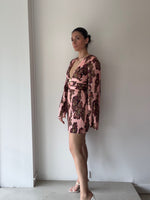 Load image into Gallery viewer, ELLA MINI DRESS ROSE WALLPAPER
