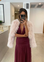 Load image into Gallery viewer, MANHATTAN CROP JACKET - BABY PINK
