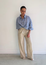 Load image into Gallery viewer, VACAY LINEN PANT NATURAL
