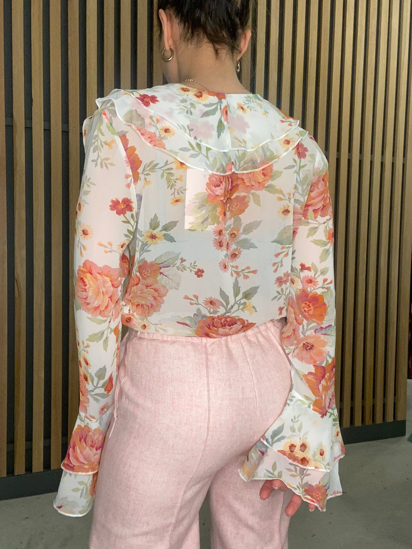 SIENNA RUFFLE BLOUSE