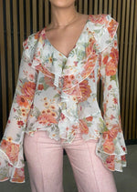 Load image into Gallery viewer, SIENNA RUFFLE BLOUSE
