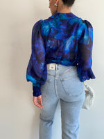 Load image into Gallery viewer, CALISTA BLOUSE - BLUE
