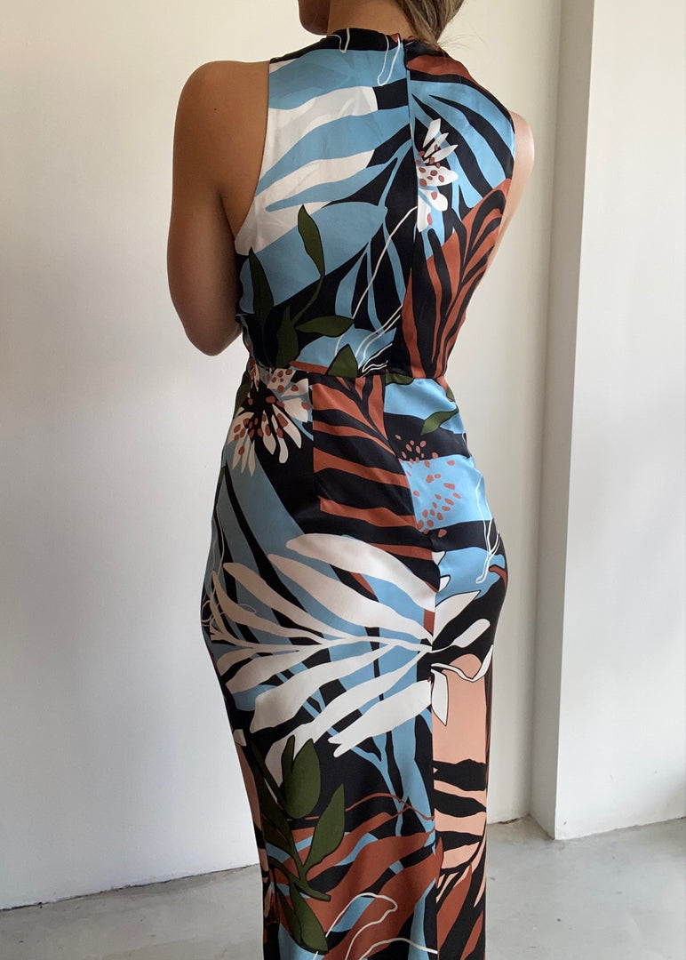 TRAMONTO CUT OUT MAXI DRESS