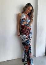 Load image into Gallery viewer, TRAMONTO CUT OUT MAXI DRESS
