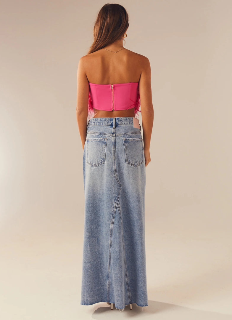 SWEEPER SKIRT AZURE DREAM