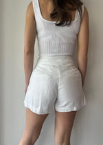 Load image into Gallery viewer, EUGENE LINEN SHORT - WHITE
