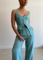 Load image into Gallery viewer, LEA CUPRO CORSET AQUA
