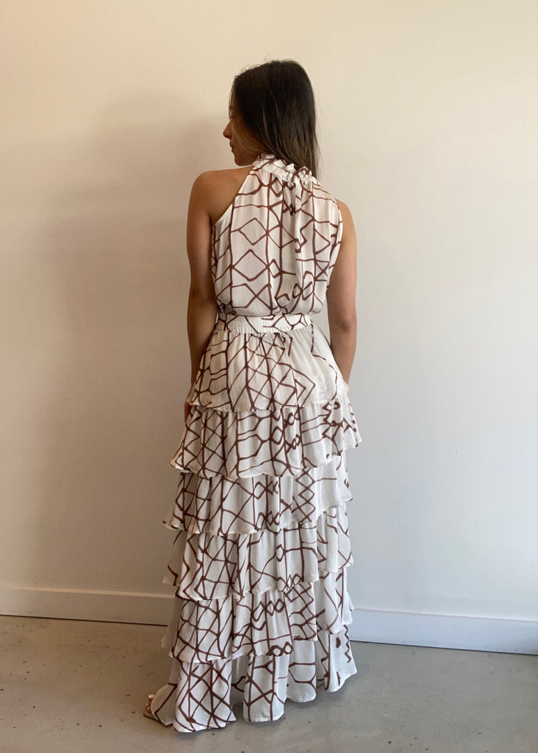 NEAPOLITAN SKIRT INDUS PRINT