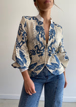 Load image into Gallery viewer, JOLIE LINEN BLEND JACKET DEL SOL

