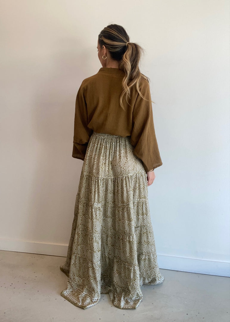 MEDINA SKIRT ZELLIGE PRINT