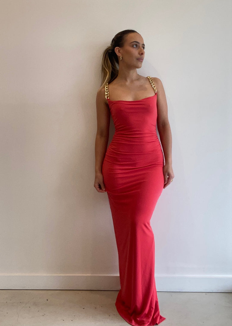 CAPTIVATE GOWN WATERMELON