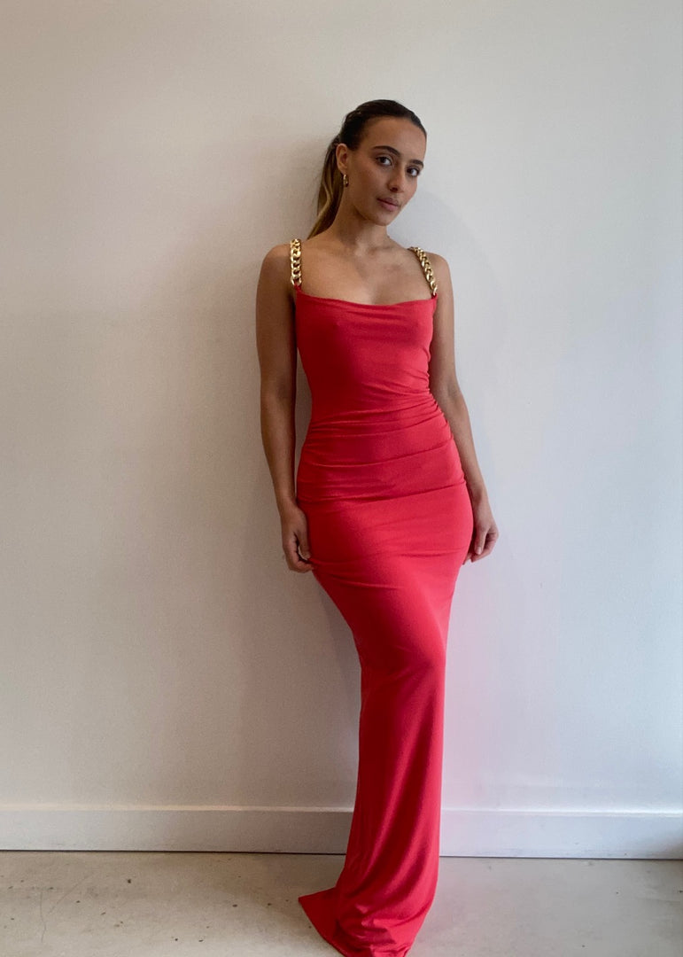 CAPTIVATE GOWN WATERMELON