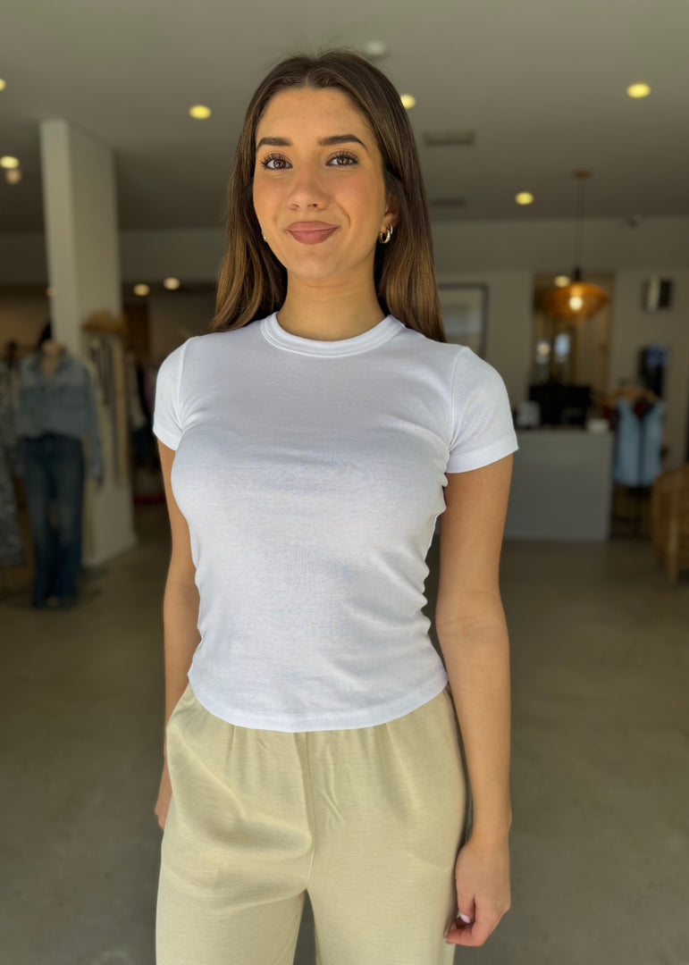 ORGANIC BABY  TEE - WHITE