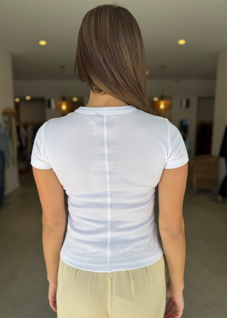 ORGANIC BABY  TEE - WHITE
