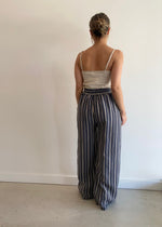 Load image into Gallery viewer, PORTO LINEN STRIPE PANT
