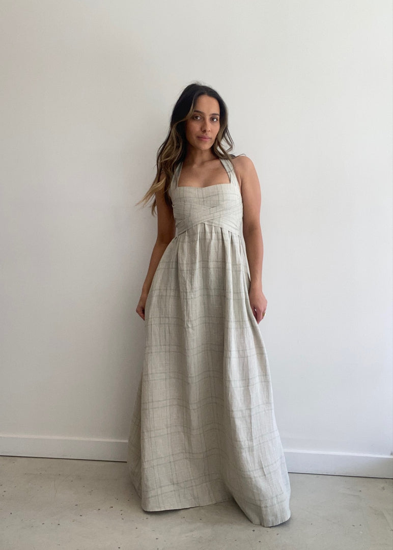 CHARLOTTE WRAP MAXI DRESS