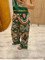 Load image into Gallery viewer, MADRID PRINT PANT SET GREEN