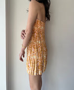 Load image into Gallery viewer, KIARA MINI DRESS - GOLD LOTUS
