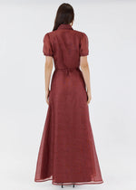 Load image into Gallery viewer, JANELLE SHIRT DRESS - CHOCOLATE
