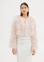 Load image into Gallery viewer, MANHATTAN CROP JACKET BABY PINK
